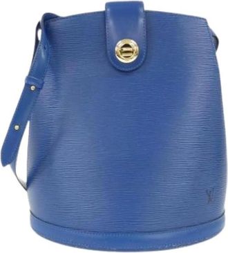 Louis Vuitton Pre-owned Bucket Bags, female, Blue, Size: ONE SIZE Pre-owned Vintage Bucket Bag