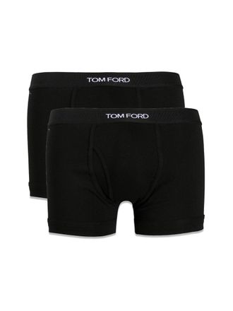 Tom Ford Cotton Stretch Boxer Briefs - Black