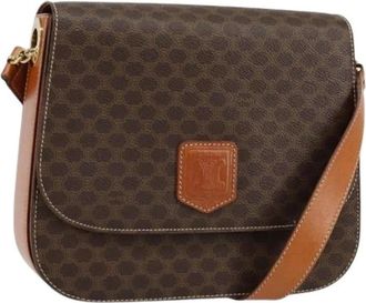 Celine Pre-owned Vintage Cross Body Bag - Dames - Vintage Schoudertas - Bruin - ONE Size - Vintage