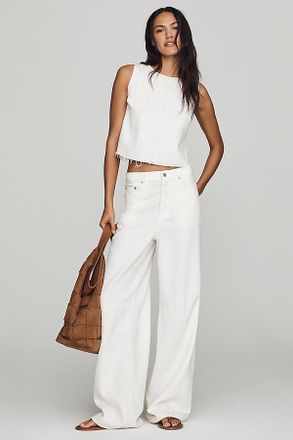 Pistola Denim Sydney High-Rise Bow Pants