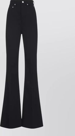 Rick Owens bolan bootcut wool high waist trousers