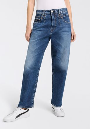 Herrlicher Loose-fit-Jeans HERRLICHER Brooke Denim, Damen, Gr. 27, N-Gr, blau (blau jay), Denim/Jeans, Obermaterial: 98% Baumwolle, 2% Elasthan, loose fit, Jeans