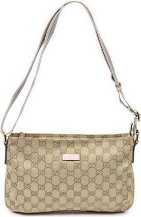 Gucci Pre-owned Womens Mini Web Zip Crossbody Shoulder Bag - Pink - One Size