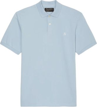 Marc O'Polo piqu&eacute; polo shirt - men - Cotton - M - Blue
