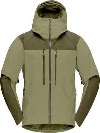 Norr&oslash;na Trollveggen GORE-TEX Pro Light Jacket Regenjacke f&uuml;r Herren | oliv