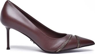 Sergio Levantesi Brown Leather Pumps