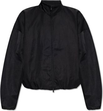 Fear of God Light Jackets, male, Black, Size: S Jacket with Stand Collar