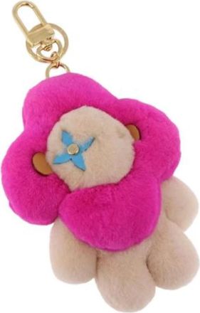Louis Vuitton Pre-owned Fur Key Holder - Dames - Vintage Accessoires - Roze - ONE Size - Vintage