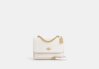 Coach Womens Klare Crossbody Bag in White | PVC