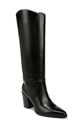 Franco Sarto Jasmine Block Heel Boot in Black at Nordstrom, Size 5.5