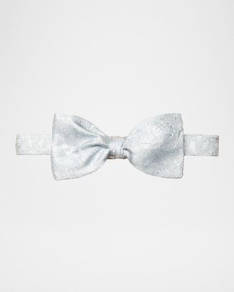 Eton Men & apos;s Paisley Woven Silk Bow Tie