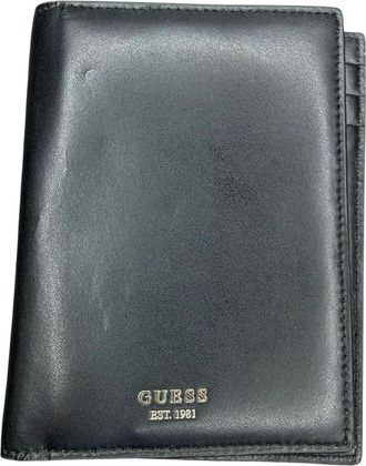 Guess Mito Portemonnee - Heren - Portefeuilles - Zwart - ONE Size - Leer - Accessoires