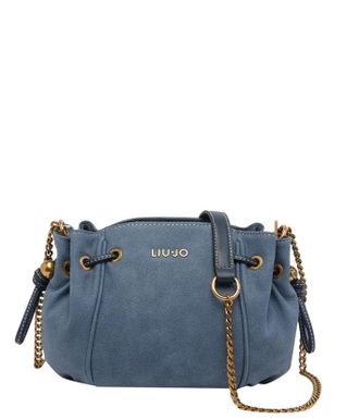 Liu Jo Blue Drawstring Shoulder Bag
