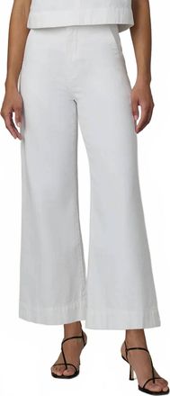 Joe's Clean Denim Trouser Ankle Pants In White