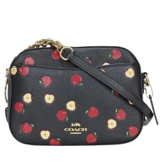 Coach Pre-owned Cross Body Bags, female, Black, Size: ONE SIZE Pre-owned Leather Shoulder Bag