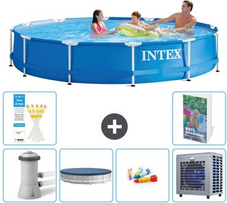 Intex Piscina Con Estructura Redonda - 366x76 Cm - 7-piezas S338