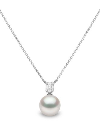 Yoko London 18kt white gold Starlight pearl and diamond necklace - women - 18kt White Gold/Diamond/South Sea Pearl - OS - Silver
