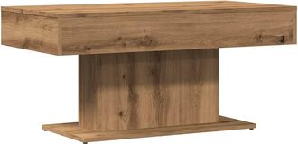 vidaXL Mesa De Centro Artisan Oak 96x50x45 Cm Madera De Ingenier&iacute;a Vidaxl