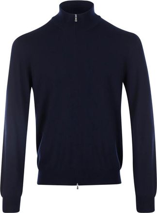 Gran Sasso Stijlvolle gebreide kleding voor mannen - Heren - Vesten - Blauw - 3XL - Truien & Vesten