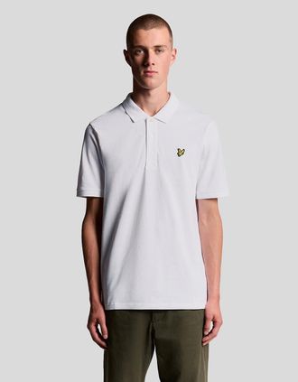 Lyle & Scott Lyle And Scott Mens Cotton Polo Shirt - White - Size: 38