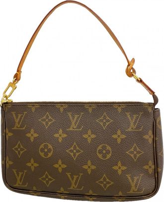 Louis Vuitton Brown Pouch (Pre-Owned)