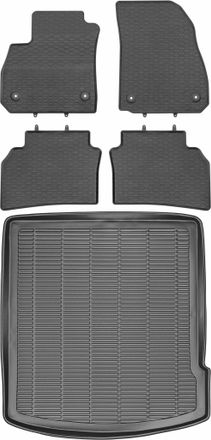 OEM Opel Insignia B Kombi A Partir De 2017 Set - Alfombrillas De Goma Para Coche + Alfombrilla Para Maletero