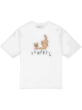 DOMREBEL Friendly T-Shirt - men - Cotton - S - White