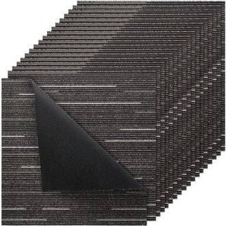 OEM Losetas De Alfombra Cuadradas, 609,6 X 609,6 X 6 Mm, Suelo Modular De 9 M&sup2;, Reutilizable, F&aacute;cil De Instalar Y Reemplazar, Polipropileno Y Asfalto, Par