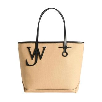 J.W.Anderson Tote Bags, female, Beige, Size: ONE SIZE Small Anchor Tote