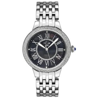 Gevril Group Astor II Quartz Mother of Pearl Dial Diamond Ladies Watch 9143