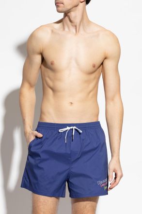 Dsquared2 Swim Shorts, Mens, Navy Blue