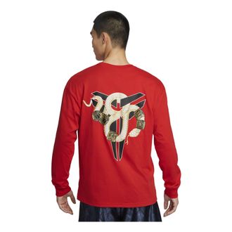 Nike Kobe Long-Sleeve T-Shirt Asia Sizing Year of Mamba Red IB0242-657