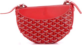 Goyard Hirondelle Shoulder Bag Coated Canvas and Leather