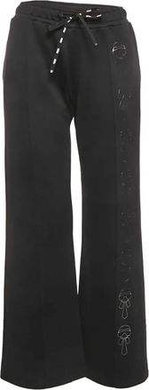 Fendi Jersey broek met print - Zwart
