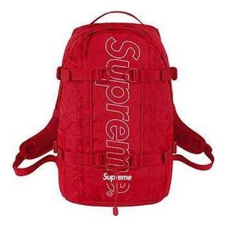 SUPREME Backpack Red White SUP-SS18-701