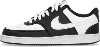Nike Low Court Vision Sneakers - Heren - Skateschoenen - Zwart - 46 EU - Leer - Fitness