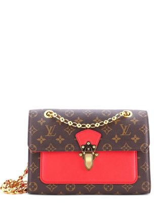 Louis Vuitton Victoire Handbag Monogram Canvas and Leather shoulder bag - Marrone