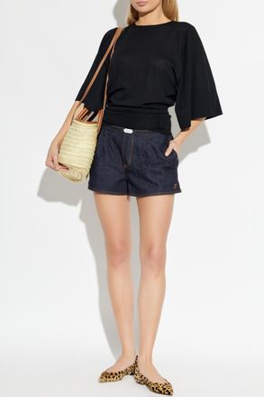 Jacquemus Top With Embroidered Logo, Womens, Black