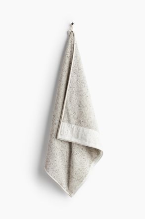 H&M Badetuch aus Baumwolle mit kleinen Noppen - Brown