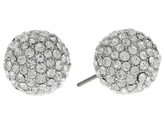 Kate Spade New York Beaming Bright Studs Womens Earring Clear/Silver, Brass/Cubic Zirconia