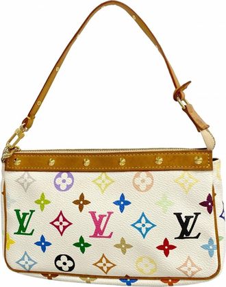 Louis Vuitton Blanc Pouch (Pre-Owned)