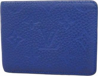 Louis Vuitton Blue Bill Wallet (Bi-Fold) (Pre-Owned)