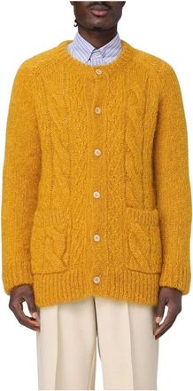 Valentino Heren, Truien, Geel, Maat: S Mohair