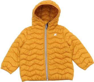 K-Way Piumino Giallo Con Cappuccio