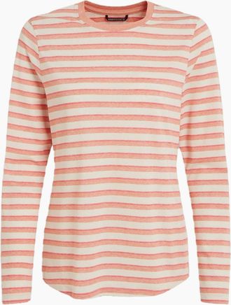 Craghoppers Womens Craghoppers Womens/Ladies Akona Striped Nosilife Long-Sleeved T-Shirt - Brown - Size: 12
