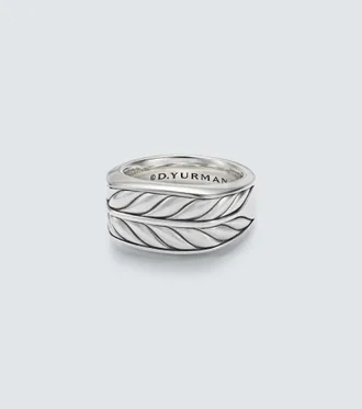 David Yurman Chevron sterling silver ring