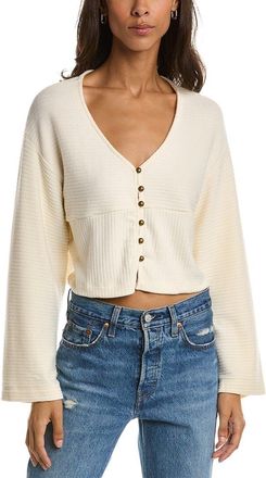 Project Social T Harmony Brushed Rib Cardigan