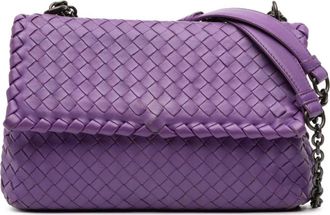 Bottega Veneta Pre-owned Cross Body Bags, female, Purple, Size: ONE SIZE Pre-owned Shoulder Bag