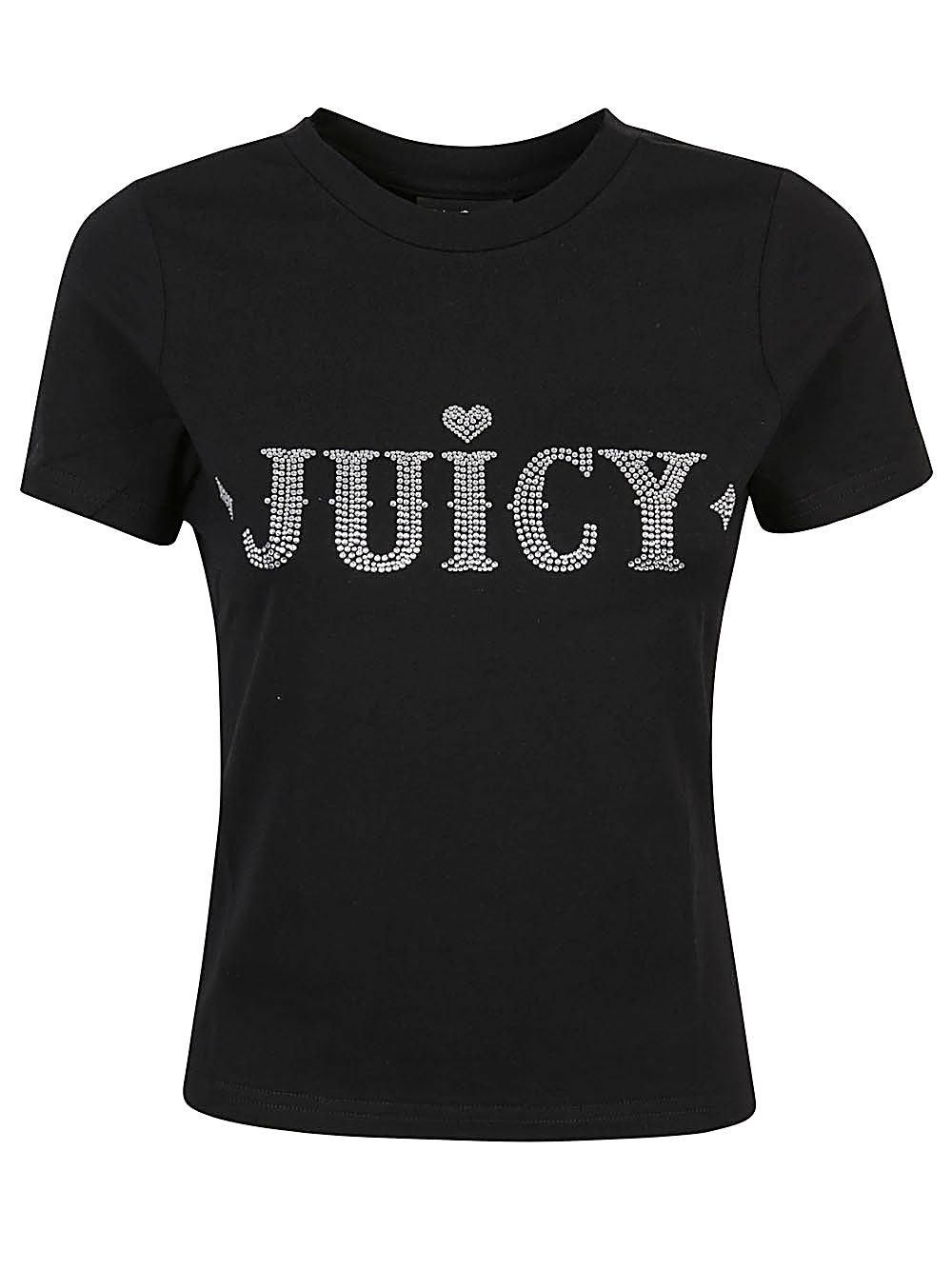 JUICY COUTURE★刺繍ロゴ Tシャツ T-shirt JC294 Juicy By Juicy Couture Womens Short Sleeve Juniors T-Shirt