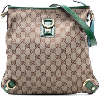 Gucci Tweedehands Gg Canvas Abbey D Ring Schoudertas